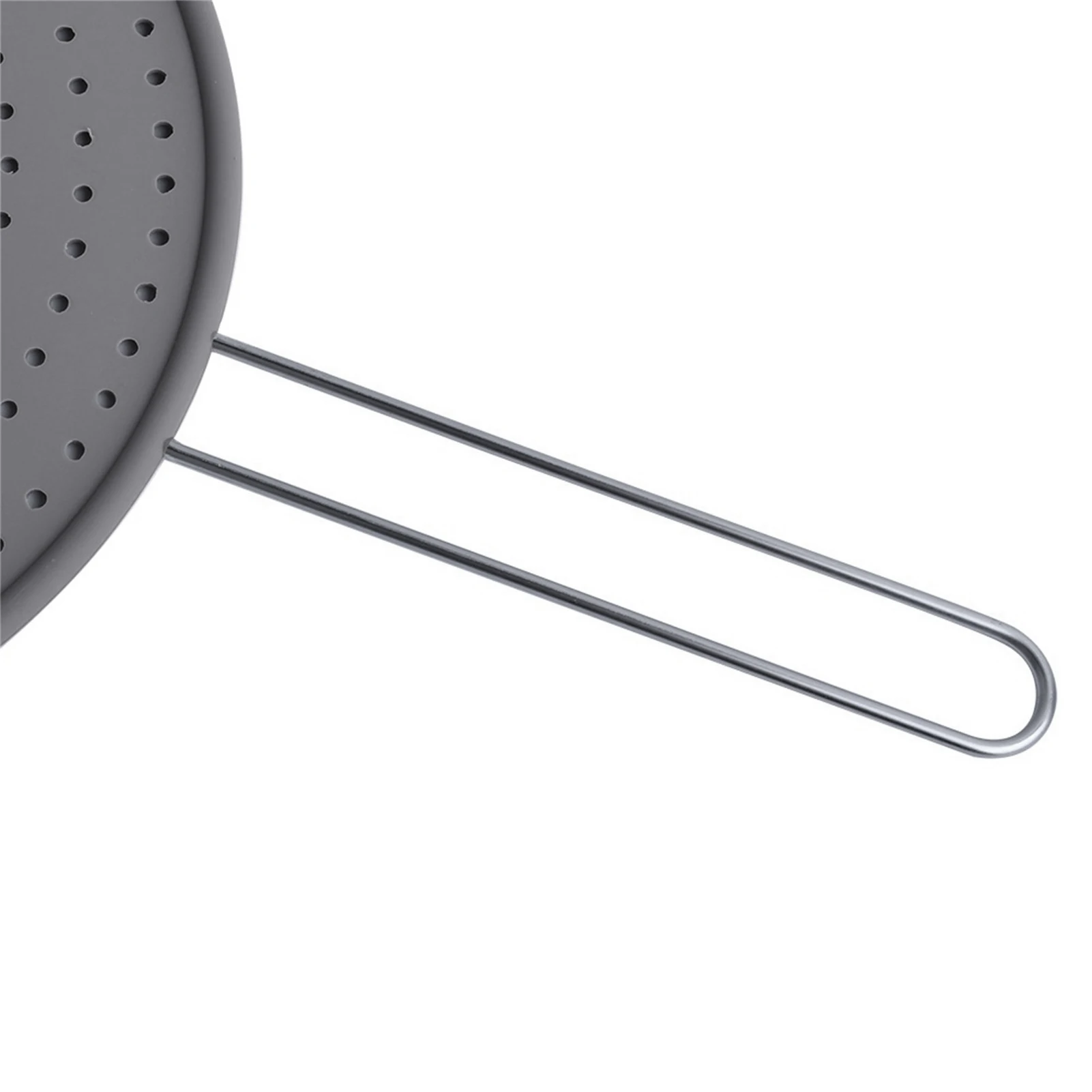 Экран для сковороды с ручкой Легкая очистка крышка из нержавеющей стали смазкой