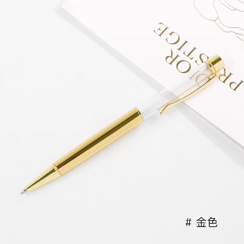 

100 шт./лот, сделай сам, пустая трубка, плавающая шариковая ручка «сделай сам», любимые ручки с жидким песком, подарки, школьные принадлежности, канцелярские принадлежности