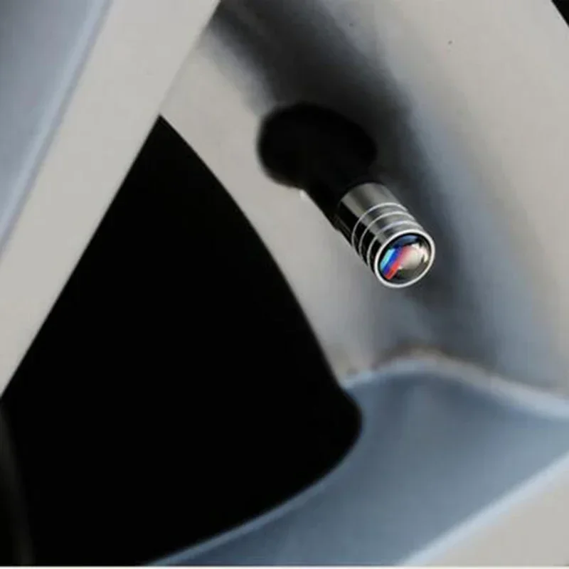 4 шт. + крышка клапана автомобильной шины воздушная автомобильная наклейка для bmw M