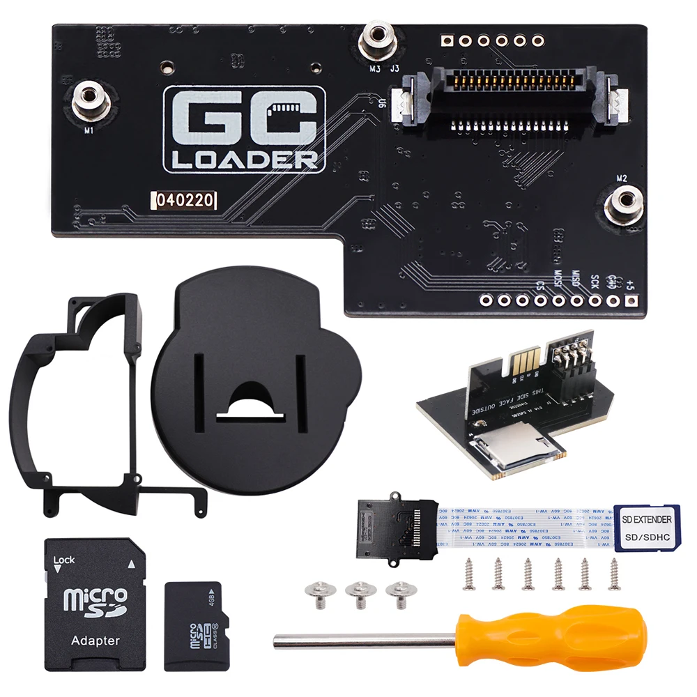 GC Loader Lite(Clone Version) With SD2SP2 Adapter TF Card Reader For Nintendo GameCube Console(DOL-001/DOL-101)