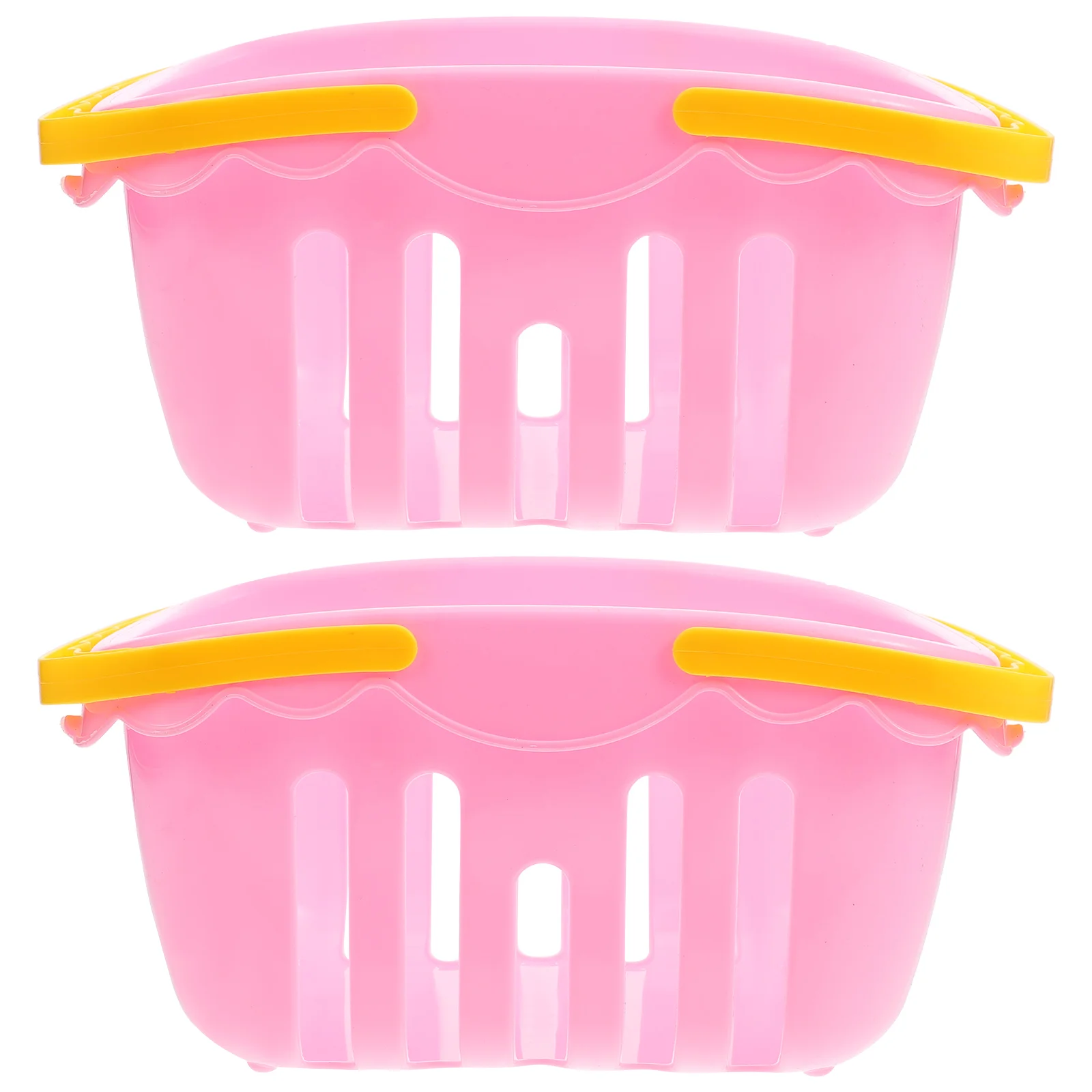 

Toy Cart Shopping Kids Basket Mini Supermarket Play Grocery Pretend Toys Storage Handcart Trolley Baskets Funny Utility Store