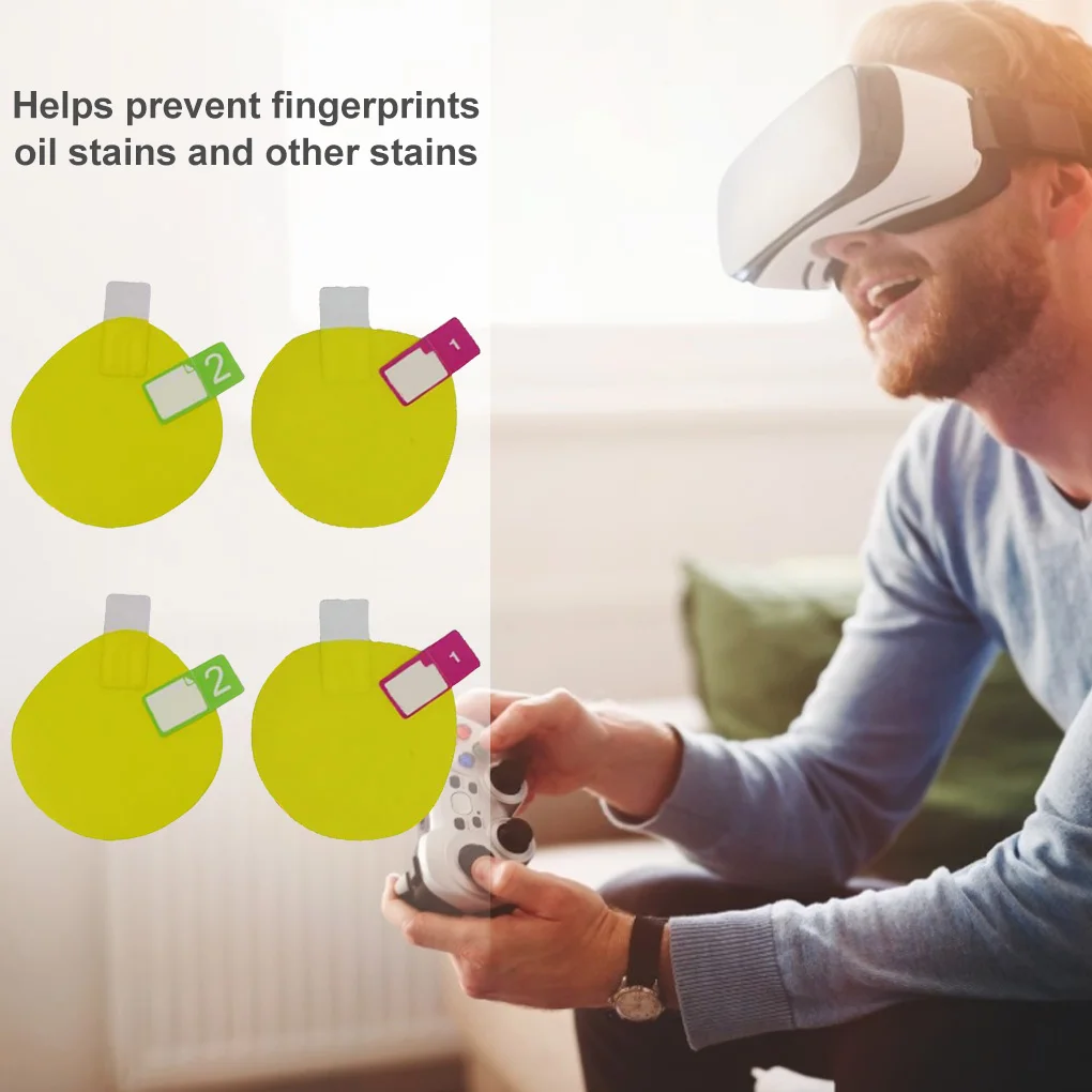 

VR Accessories For Oculus Quest 2 Vr Glasses TPU Soft Film VR Lens Protector HD Film Anti-scratch For For Oculus Quest2 4pcs