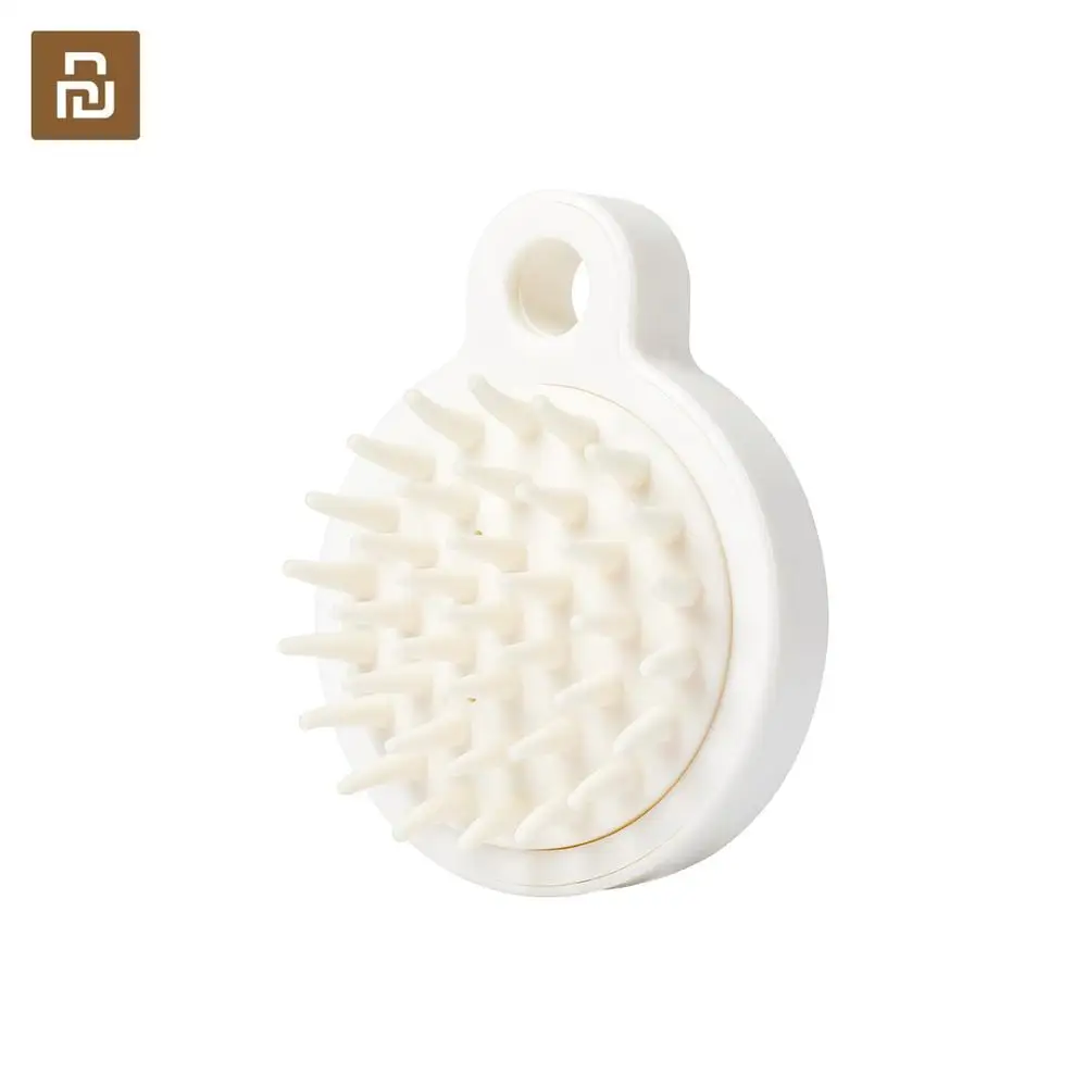 

Youpin Silicone Shampoo Brush Portable Adult Massage Comb Scalp Round Itching Artifact Hair Brush For Bathroom
