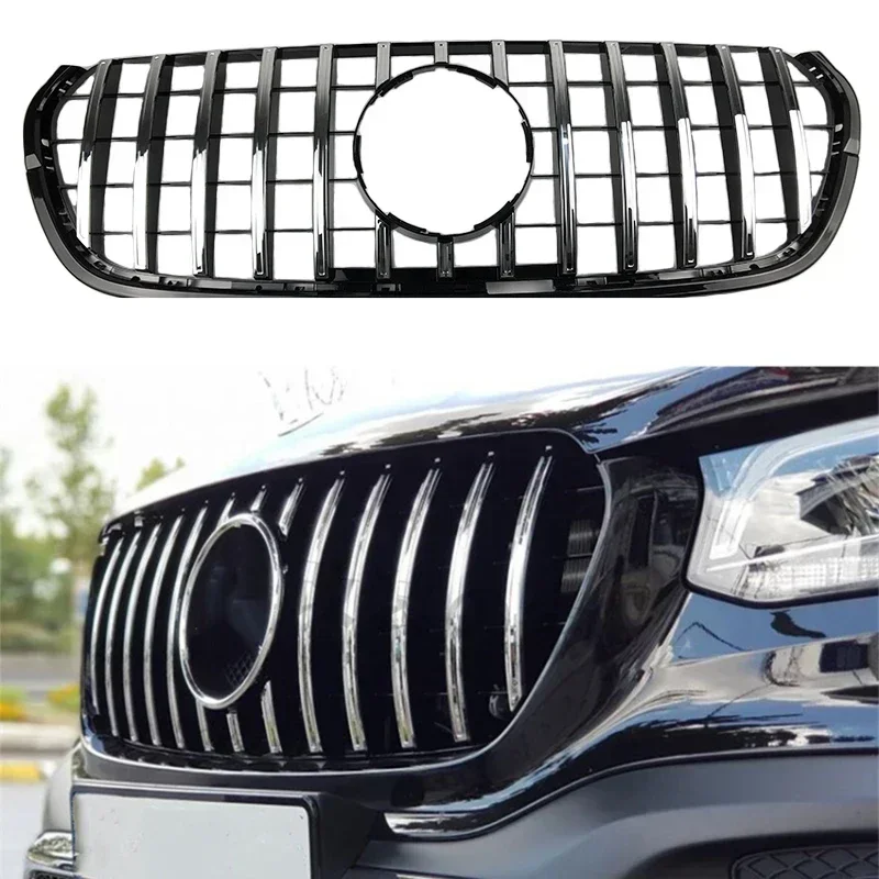 Новый! Подходит для грузовика Benz X class передняя средняя решетка Mercedes x-class AMG черный