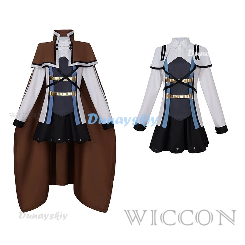 Маскарадный костюм Tensei Mushoku Roxy Migurdia парик головной убор на заказ для мальчиков