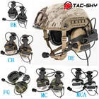 TAC-SKY COMTAC II тактическая гарнитура дуга шлема трек версия шумоподавление звукосниматель Защита слуха съемка гарнитура