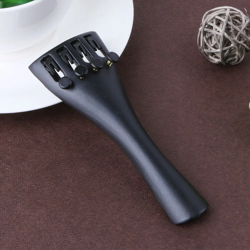 Запчасти для скрипок хвостовики из алюминия черные 3/4 4/4