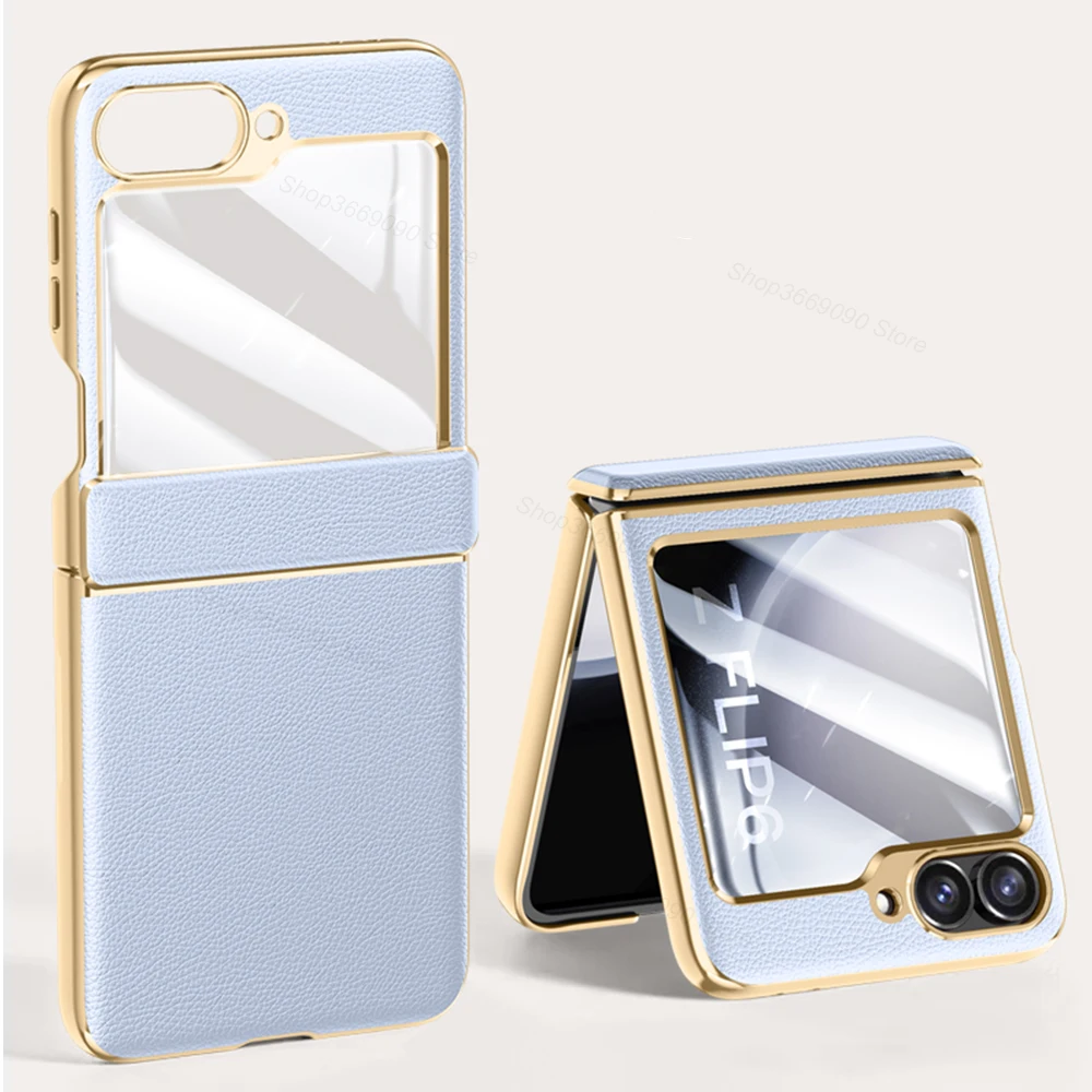 Чехол-книжка Samung Z с 6 встроенными защитными экранами кожаный защитный чехол для