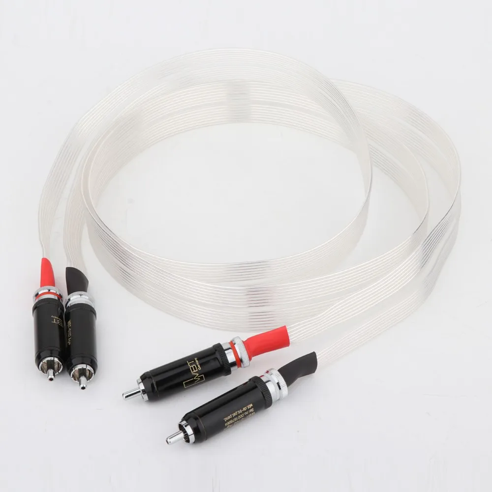 

Nordost Valhalla Audiophile HIFI 7N OCC Silver-Plated Audio Cable Signal Cable 2rca-2rca RCA Cable WBT Plug Versions