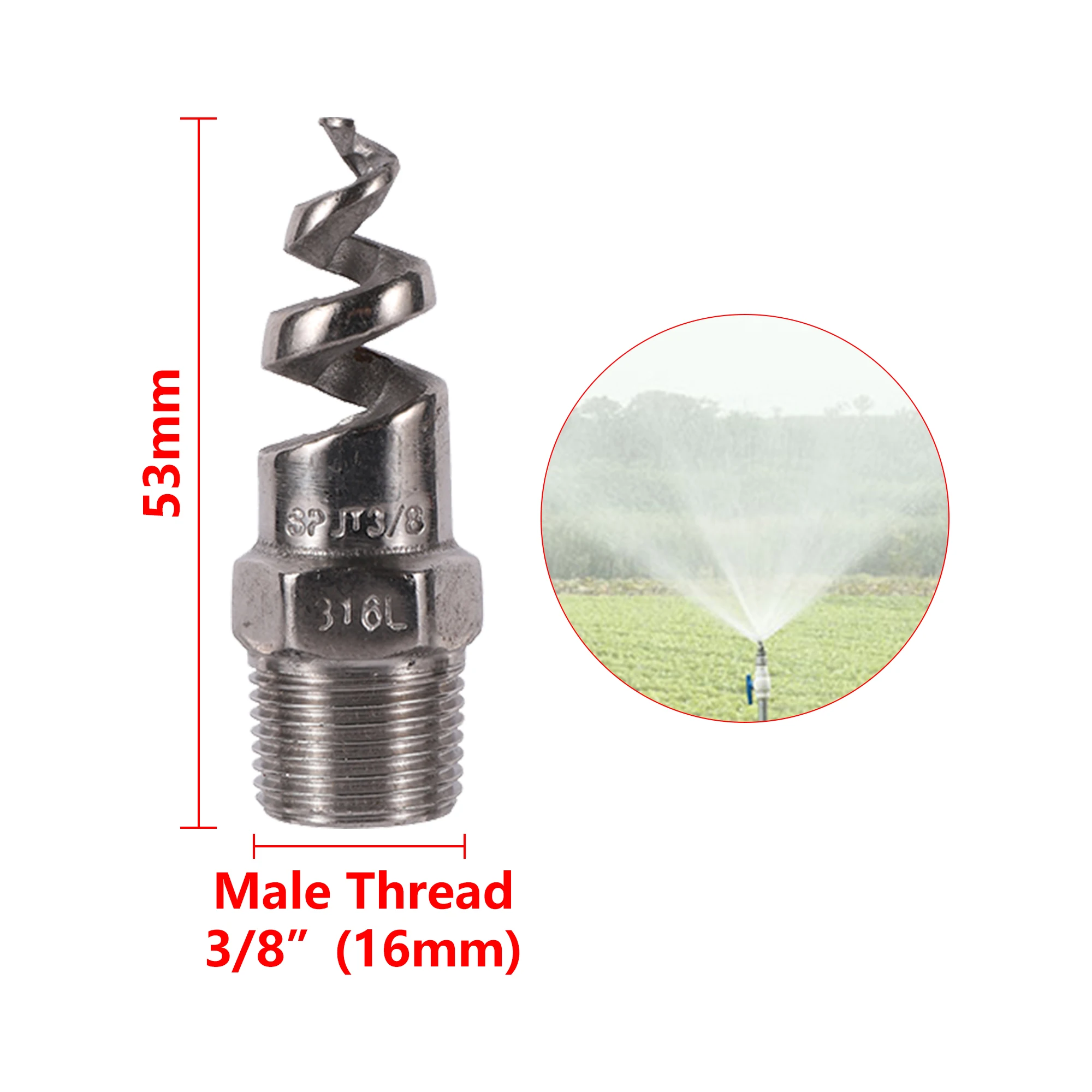 

TOHONGADON Спиральные спринклеры для сада