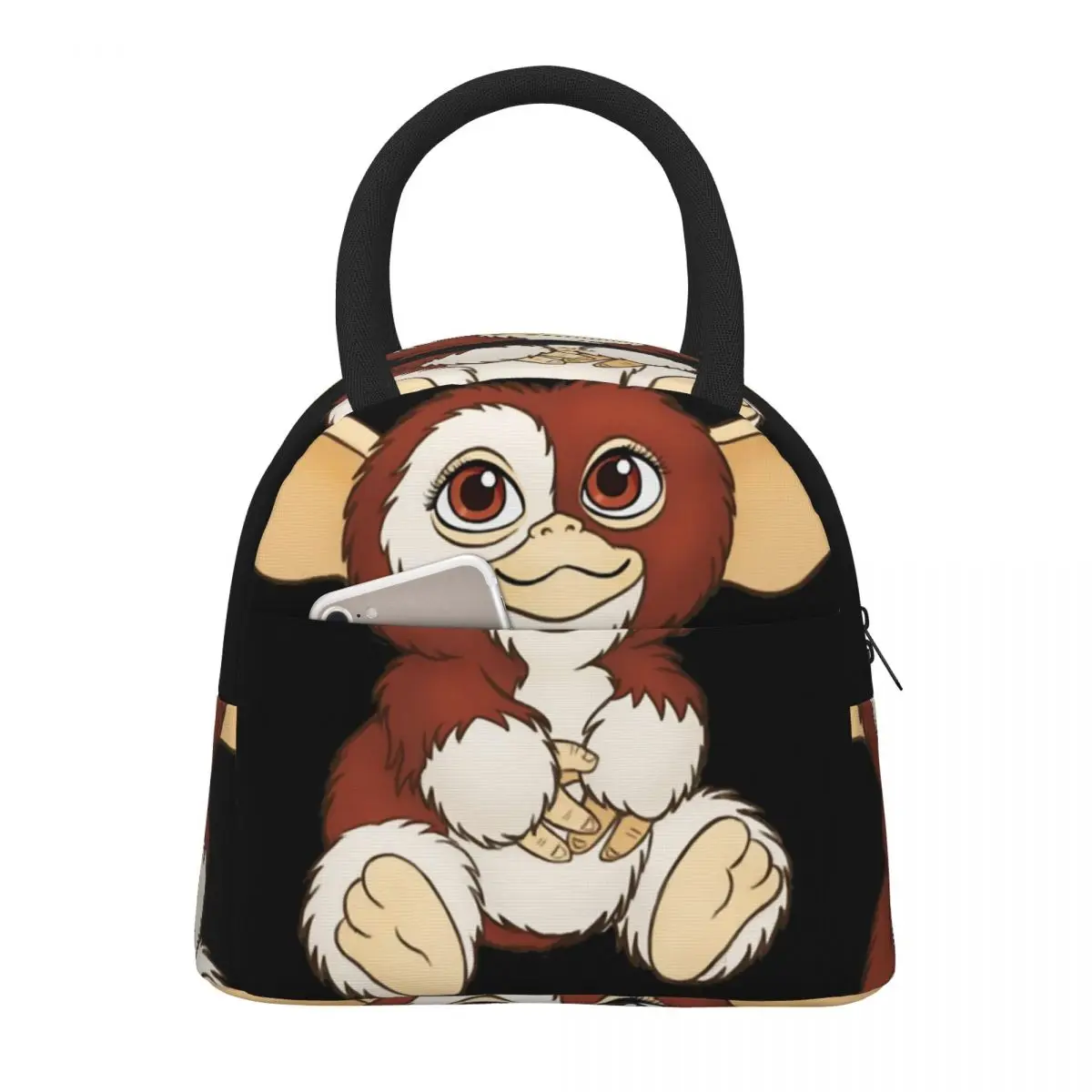 

Gremlins Gizmo сумка для обеда пленка Повседневная коробка для обеда для девочек школьная удобная сумка-холодильник Оксфорд графический дизайн с...