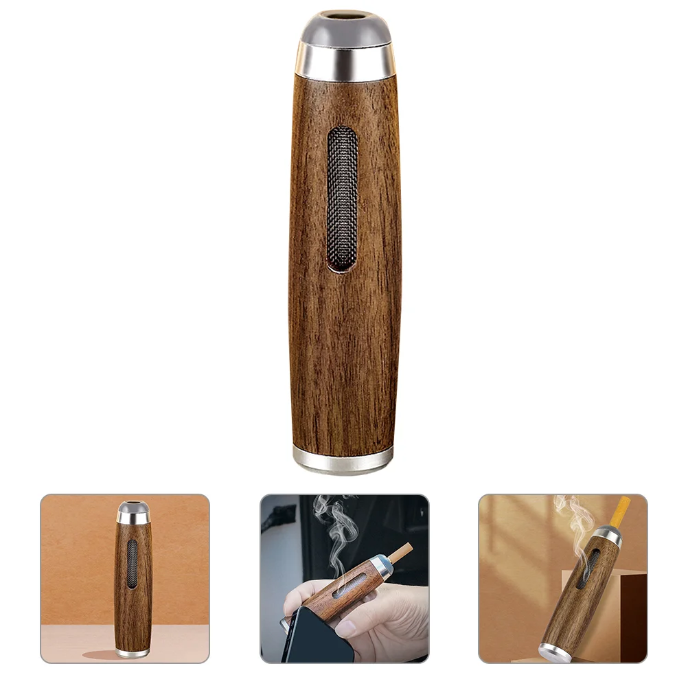 

Car Ashtray Ashtrays Auto Ashtray Universal Anti-drop Ashtray Vehicle Ashtray Walnut Anti-drop Ashtray Wooden Ashtray