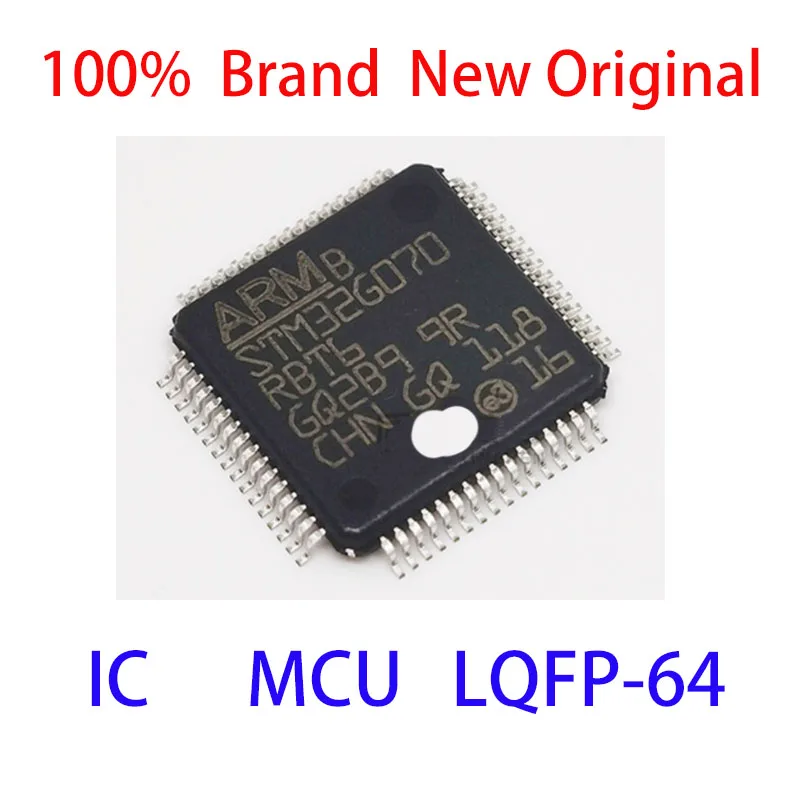 

STM32G070RBT6 100% Новый оригинальный STM STM32G STM32G070 STM32G070RB STM32G070RBT MCU LQFP-64