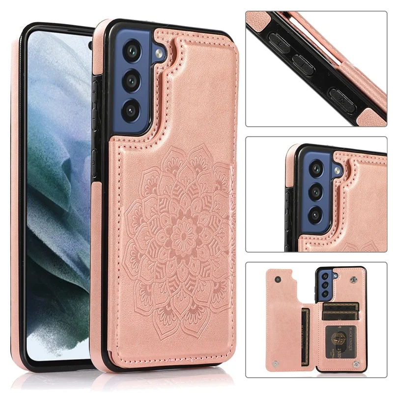 

Mandala Flower Wallet Leather Case For Samsung Galaxy S22 S21 S20 FE S10 E S9 S8 S7 Edge Note 20 10 9 8 Ultra Plus Card Cover