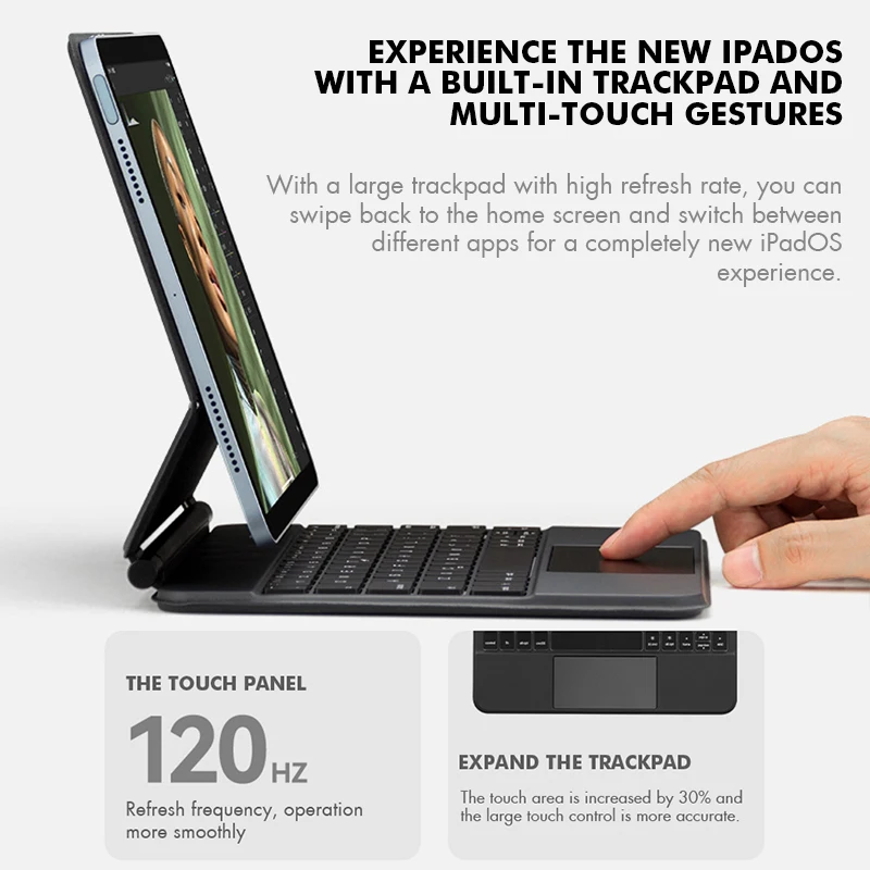 Для клавиатуры Magic Backlight для iPad 12 9 2021 2020 2018 Pro 11 - Air 5 4 клавиатура smart folio |