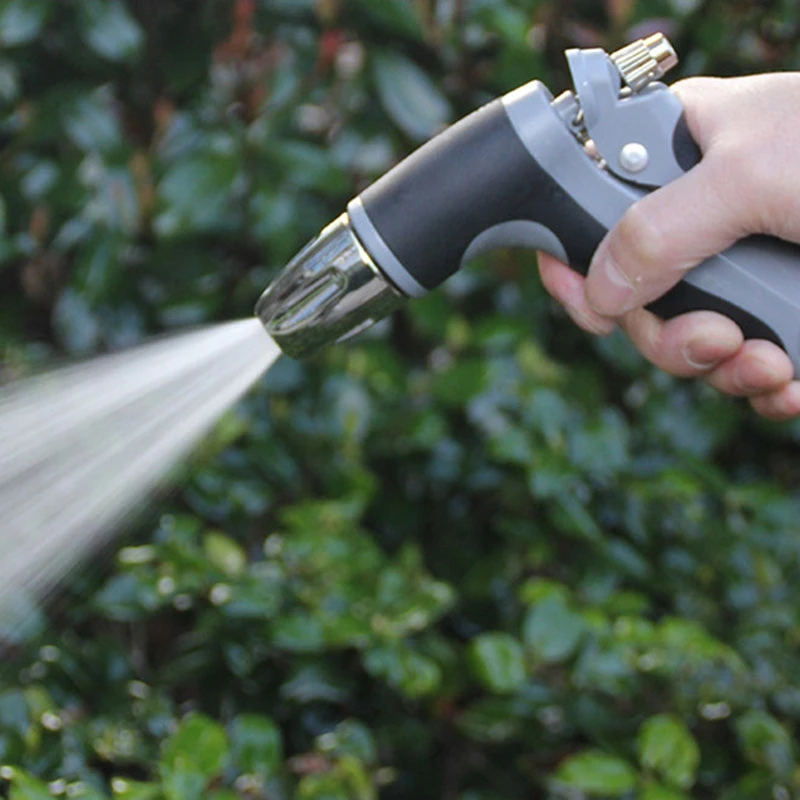 

Регулируемый распылитель воды высокого давления для автомойки, садовый распылитель воды для полива, шланг для очистки автомобиля