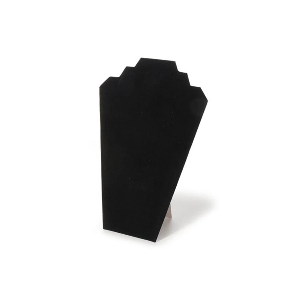

Black Jewelry Necklace Display Stand Neck Chain Holders Jewelry Bust Stands (Size Middle)