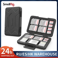 smallrig sd card holder memory card holder case 15 slots water resistant for sd card micro sd card xqd card 3192