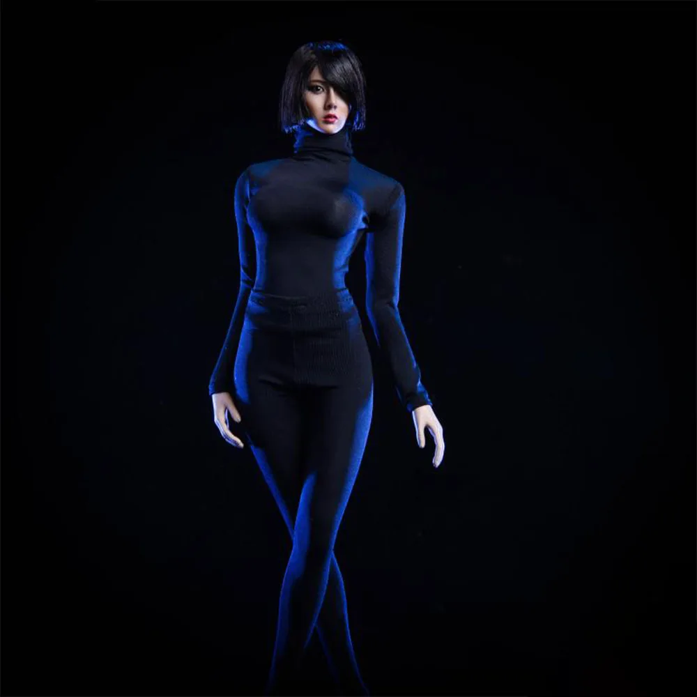 Модель мужского кожаного ремня с металлической пряжкой масштаб 1/6 для