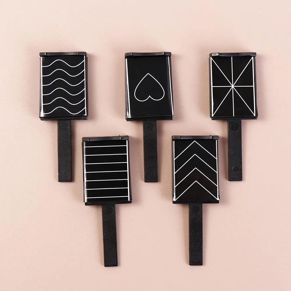 5 шт./набор магнитные палочки в форме сердца