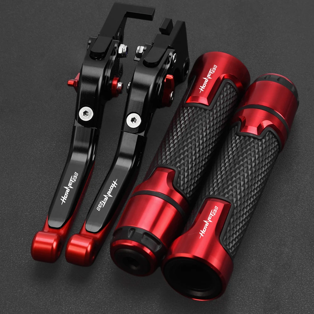 

FOR HONDA HORNET250 HORNET 250 2001 Motorcycle Aluminum Accessories Adjustable Brake Clutch Lever Handle bar Grips Parts