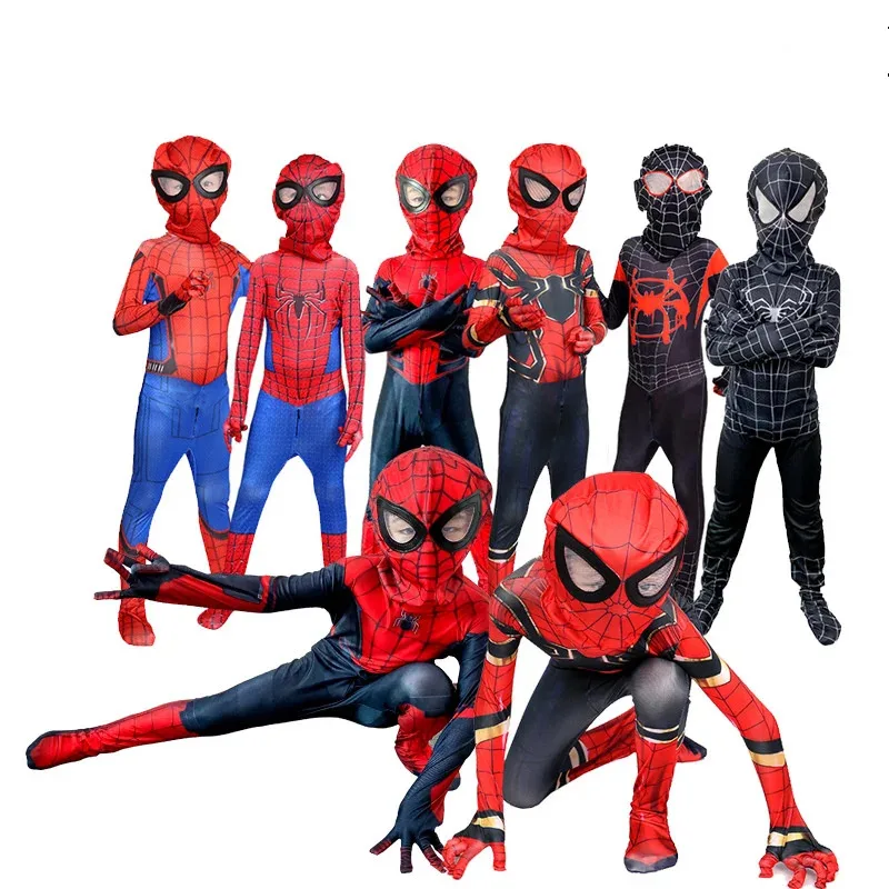 Фото 3D детский женский костюм паука Гвен Gwendolyn Maxine Stacy Zentai костюм Spidergirl косплей костюмы на Хэллоуин для девочек №4