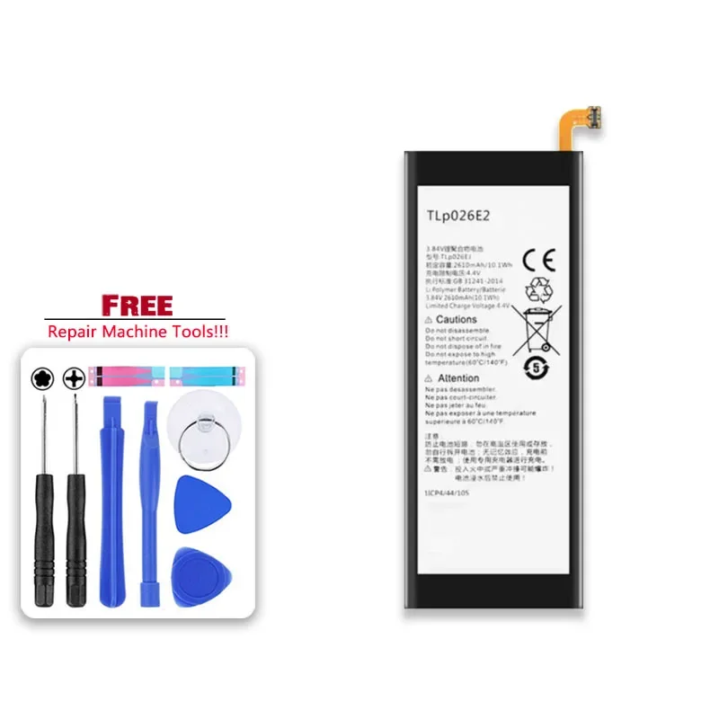 Сменный аккумулятор TLp026EJ TLp026E2 2610 мАч для Alcatel idol 4 Idol4 OT6055 6055H 6055Y 6055U 6055 6055K 6055B