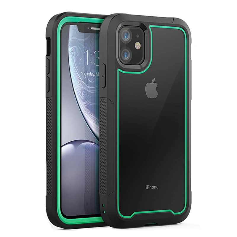 

Роскошный брендовый чехол для Iphone 11 12 Pro Max Mini XS Max X XR 6 6s 7 8 Plus, полноразмерный прочный прозрачный чехол-бампер для телефона