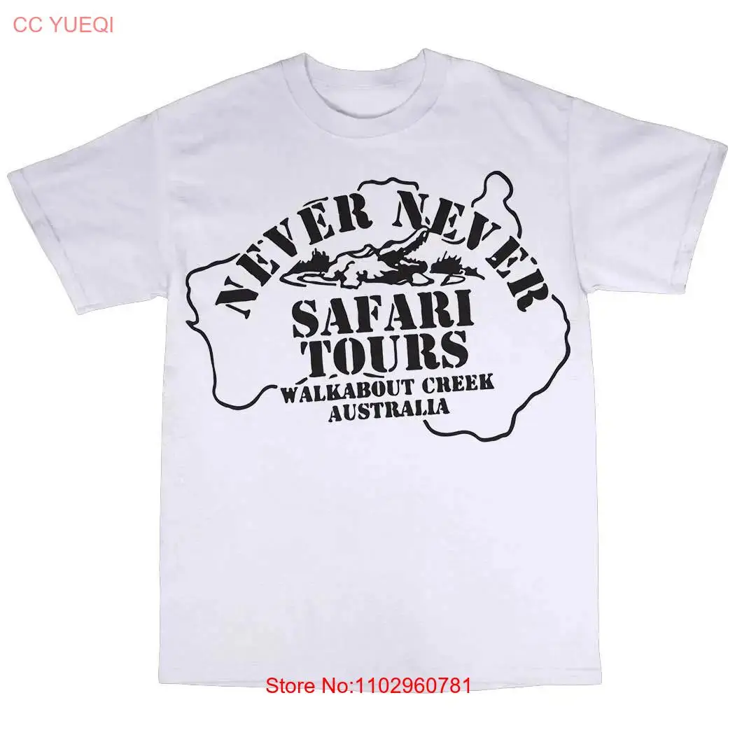 Вдохновленная футболка Crocodile Dundee Safari из 100% хлопка премиум-класса Mick