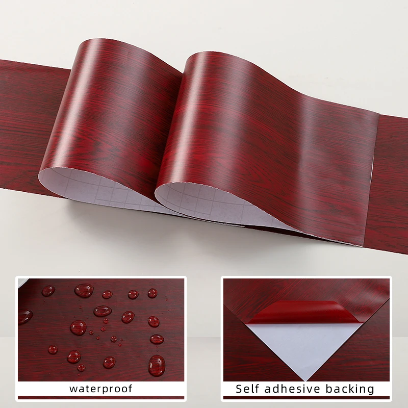 5-метровая Красная Деревянная Наклейка На Стену С Крыльями Отделка Границей