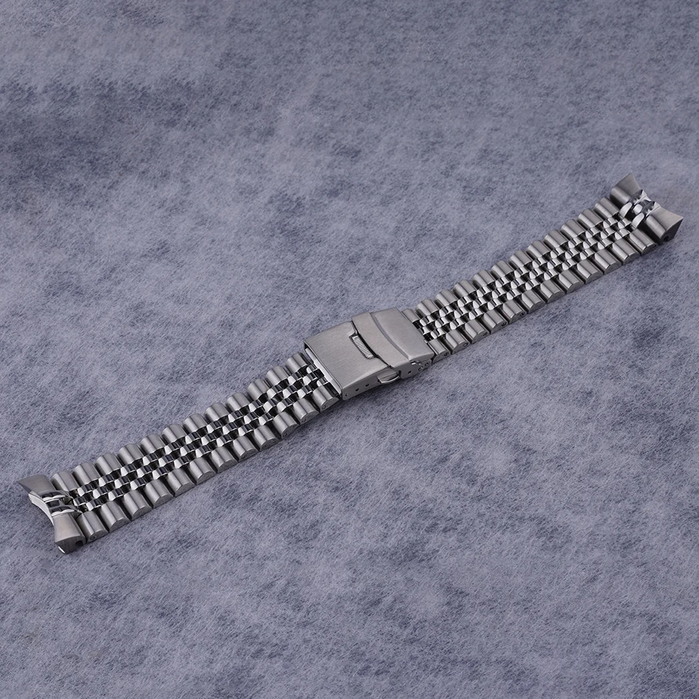 Фото Ремешок для часов 22 мм для Seiko 5 SKX007 SKX009 SSK001 SRPD51 SRPD53 SRPD55 SRPD57, из нержавеющей стали 316, с цельными изогнутыми концами, Oyster Jubilee №4