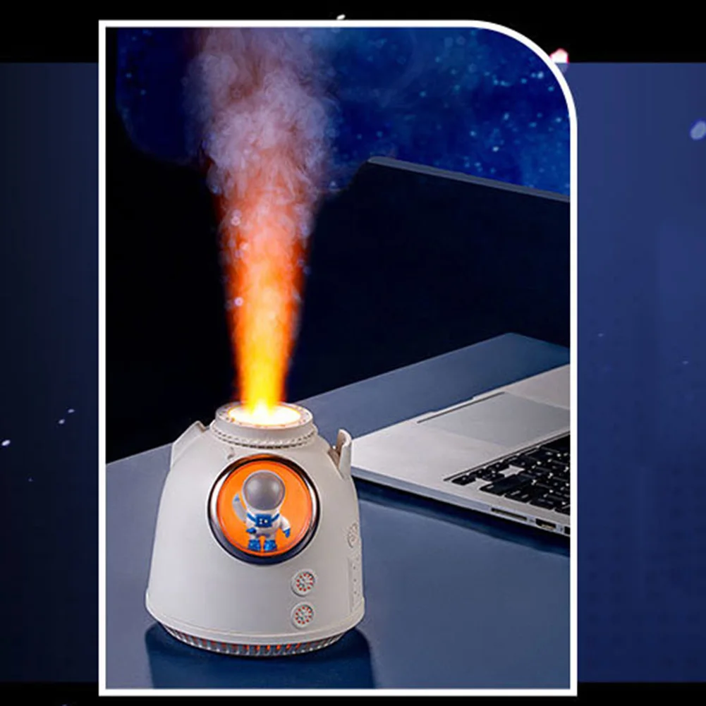 

Astronaut Spaceship Air Humidifier Relieve Fatigues Mini Water Diffuser Atmosphere Night Light Home Decor for Bedroom Kids Room