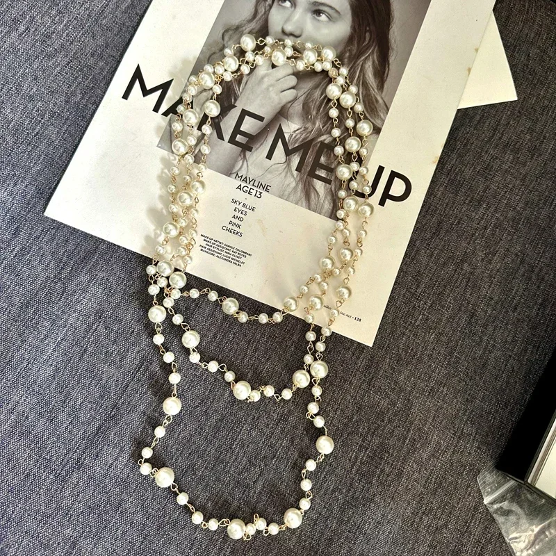 vicznym średniowiecznym kolorowym szklanym łańcuszkiem ze szklanymi klejnotami Naszyjnik stali nierdzewnej