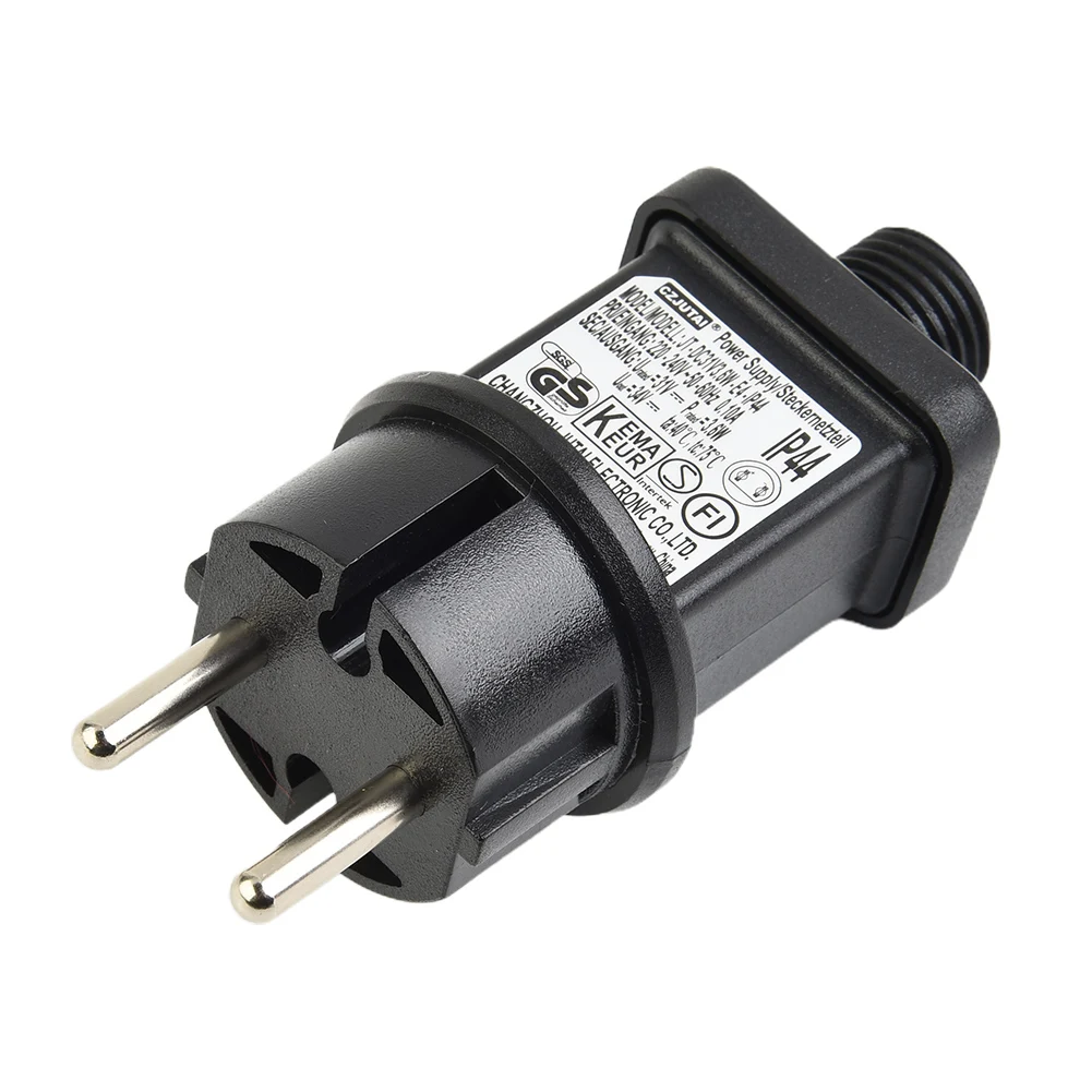 

2-pin Connectors LED Fairy Lights Power Supply Adapter Transformer Driver IP44 31V Max 3.6W For Low Voltage LED Devices