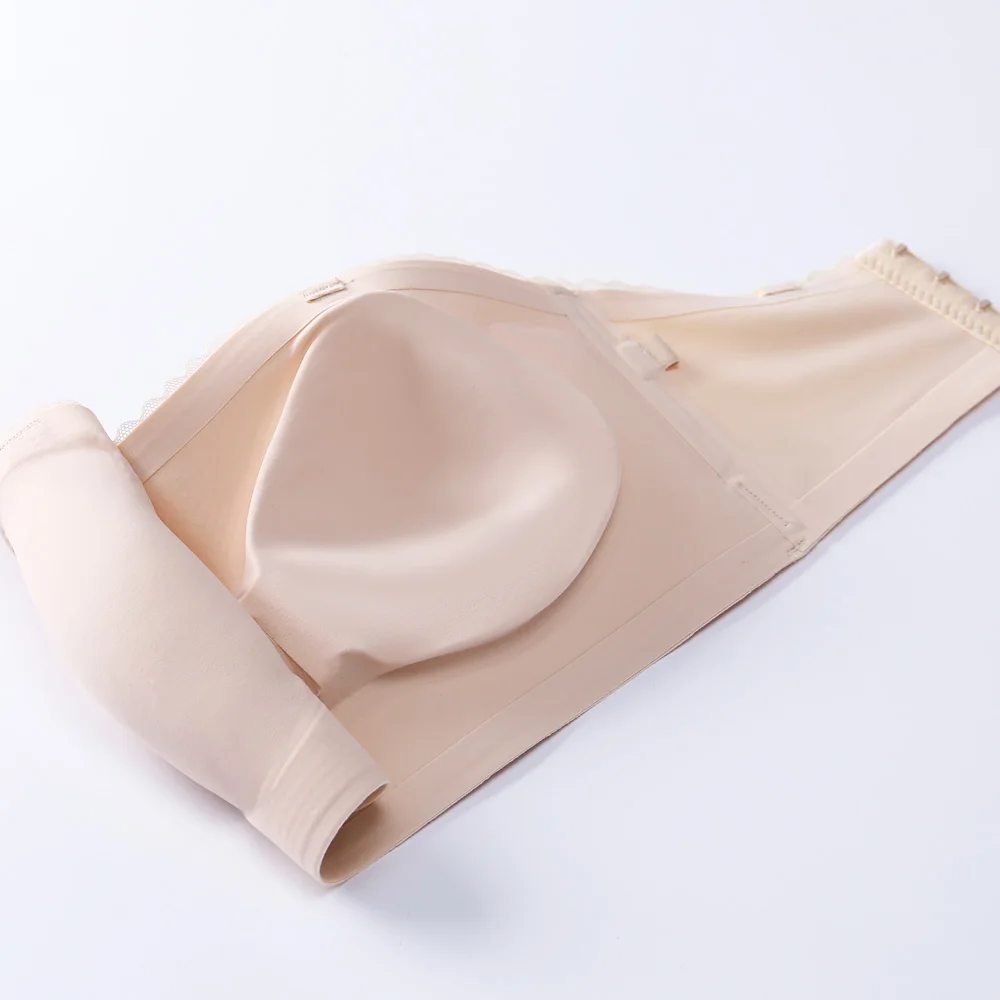 Strapless Bra Push Up Bralette Bandeau Bras Invisible Women Underwear Wire Free Lace Wedding Brassiere Sexy Seamless Lingerie