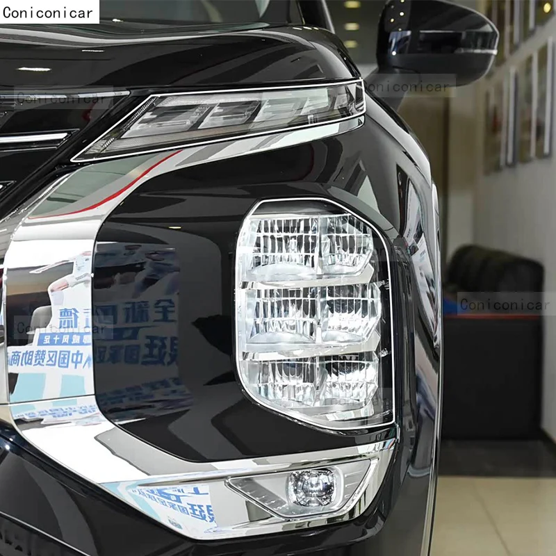 Для Mitsubishi OUTLANDER 2022-2024 автомобильная внешняя фара против царапин передняя лампа прозрачная защитная пленка из ТПУ аксессуары (art.: 3920d29060f5d) - 3920d29060f5d