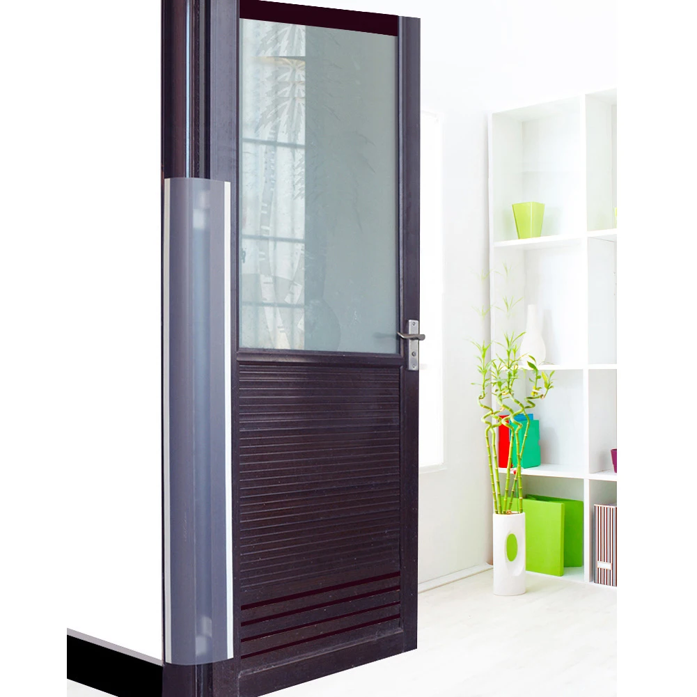 

Edge Corner Door Finger Guard Cover Double-Sided Paste Protection Strip Home Kindergarten Hinge Child Safety Translucent