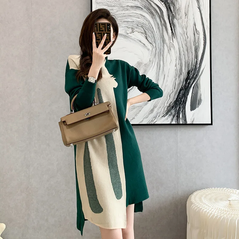 

High Quality 2023 Elegant Irregularity Design Women Dress Female Evening Party Autumn Winter Crop Top Clothes Casual Y2k Robe