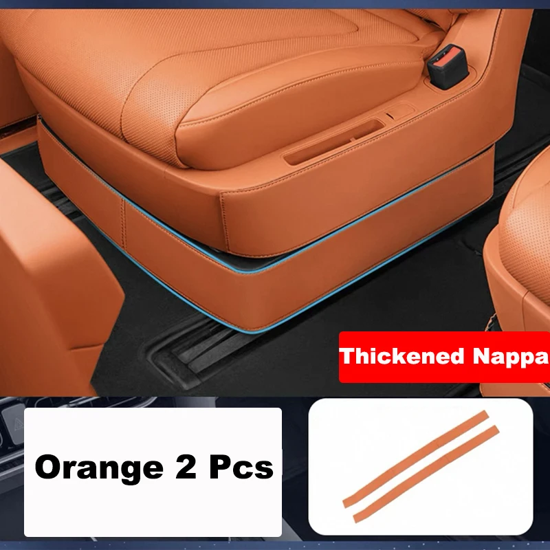 

Для SERES 9 AITO M9 2024 2025 под вторым рядом сидений, кожаная защитная накладка от ударов, аксессуары для интерьера