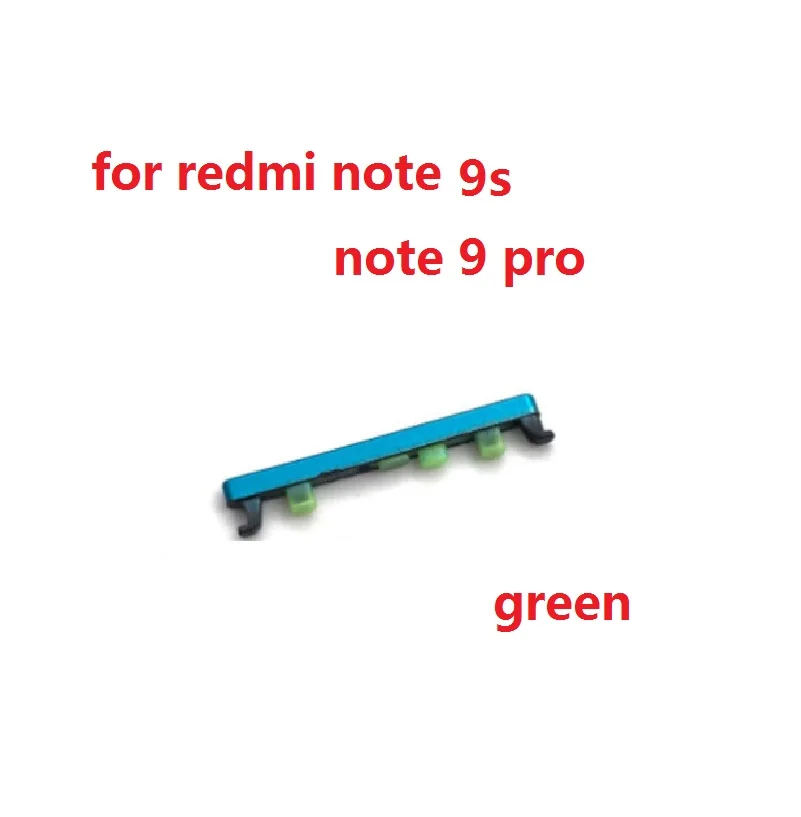 10 шт./лот новая кнопка питания + боковая громкости для Xiaomi Redmi Note 7 8 9 Pro 9S 7Pro