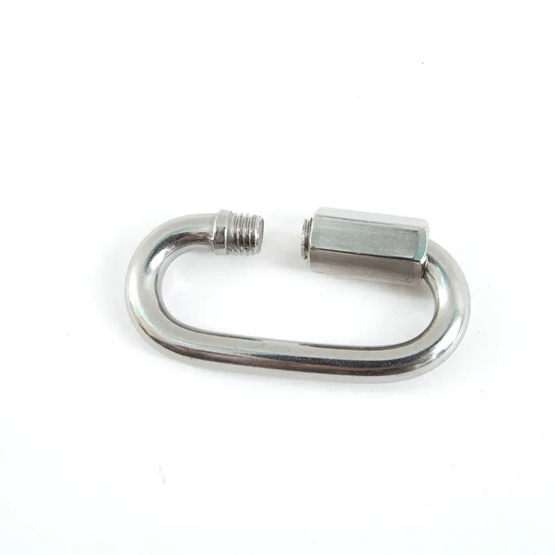 M4 Высокая растяжение AISI304 нержавеющая сталь БЫСТРОРАЗЪЕМНАЯ цепь звено крюк