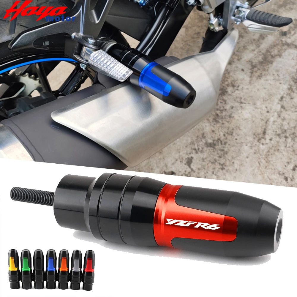 

High quality Motorcycle CNC Falling Protection Crash Pads Exhaust Sliders Crash Protector For Yamaha YZF-R6 YZFR6 YZF R6