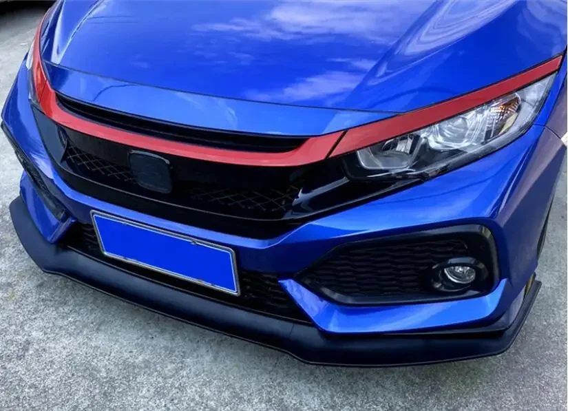 3 шт./компл. картина ABS карбон передний бампер спойлер для губ накладка на окно