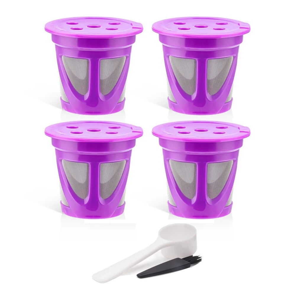 

4 шт., многоразовые капсулы для кофе Keurig K