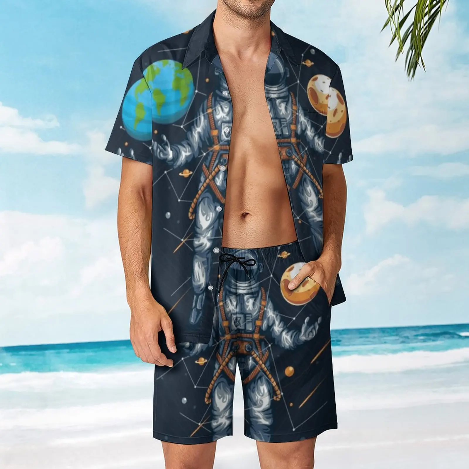 

2 шт., Мужской пляжный костюм «ваша рука»