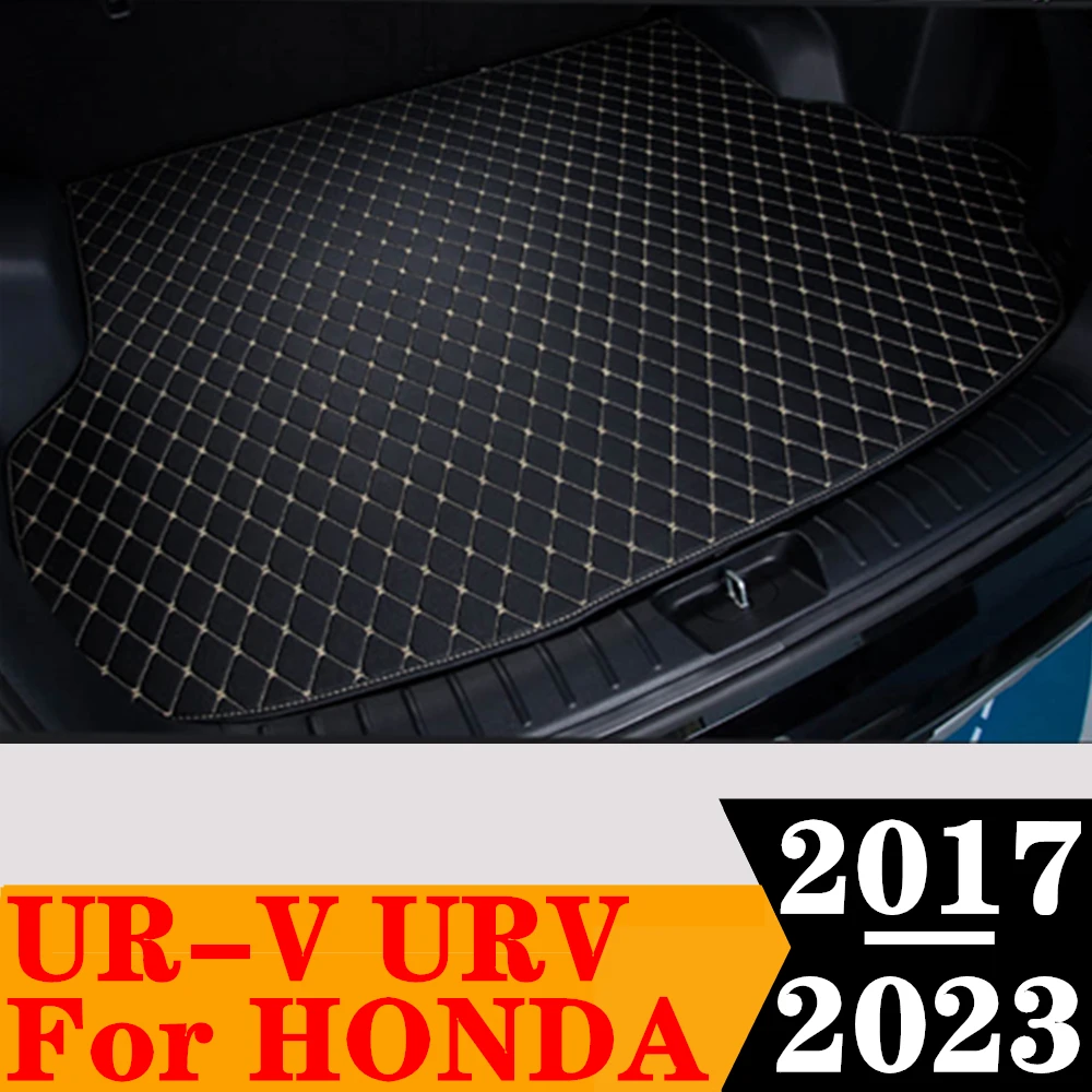 

Sinjayer Car AUTO Trunk Mat ALL Weather Tail Boot Luggage Pad Carpet Flat Side Cargo Liner Cover For HONDA UR-V URV 2017 18-2023