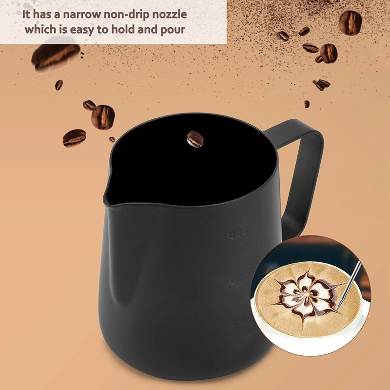 Кувшин для вспенивания молока из нержавеющей стали Macchiato капучино латте в том