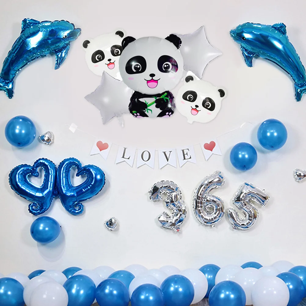 

Balloonparty Foil Balloons Animal Birthday Decorations Shower Cartoon Supplies Decor Child Zoo Mylar Giant Baby Star Cute
