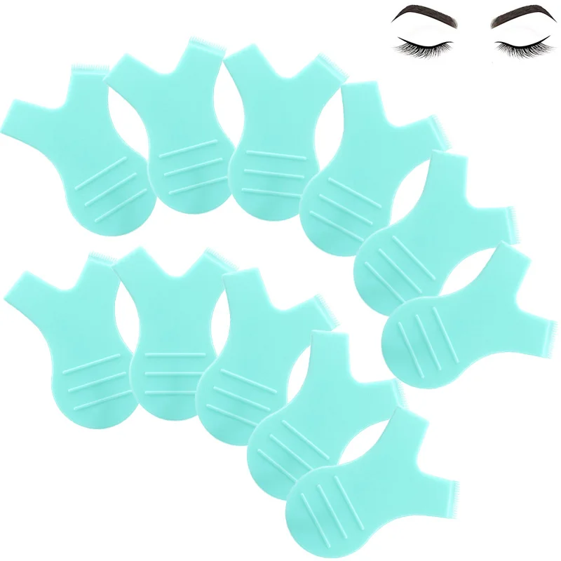 500 PCS Reusable Plastic Mascara Brush For Cleaning Eyelashes Hair Curler Y-Shaped Grafted Mascara Brush Makeup Mascara Tool