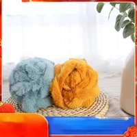 hand woven fur wool diy crocheted jacket doll earmuff scarf scarf glove thread wool ball thread